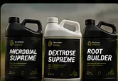 Microbial Supreme, Dextrose Supreme and Root Builder products